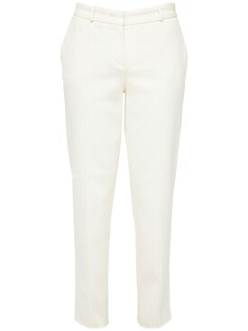 sateen roma rise straight leg jeans