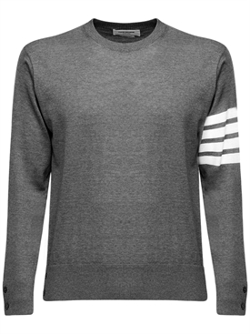Thom Browne - Intarsia stripes wool 