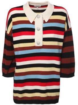 ganni polo sweater