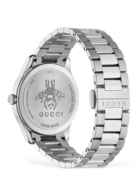 Gucci - 38mm g timeless bee motif watch 