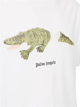 Palm Angels - Crocodile print cotton 