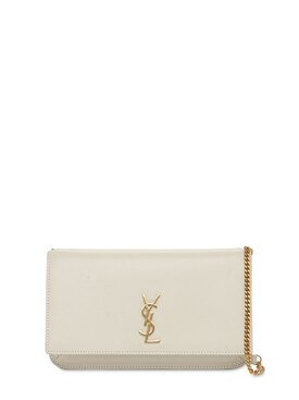 saint laurent monogram phone holder bolsa