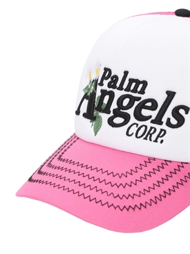 Palm Angels - Daisy cotton blend logo 