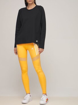 adidas originals high waist mesh tights