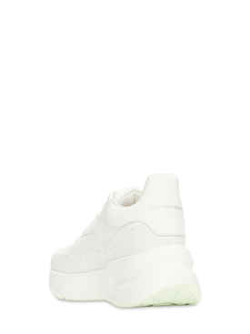 Alexander McQueen - Sneakers “court” in pelle 45mm - Bianco | Luisaviaroma