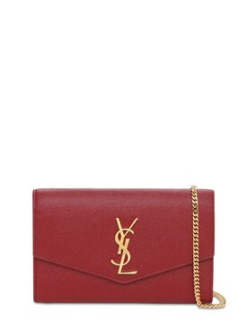 ysl red wallet