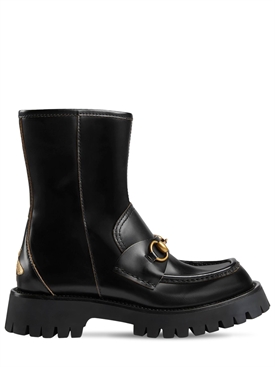 gucci leather boots womens