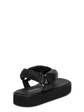 miu miu padded sandals