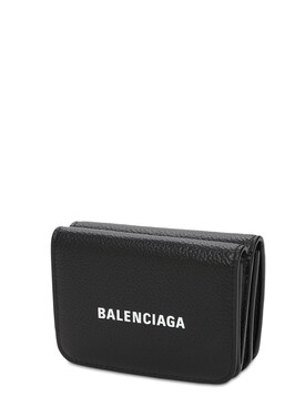 balenciaga logo card holder