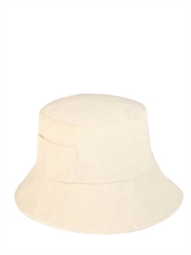 Wave bucket terry cloth hat 