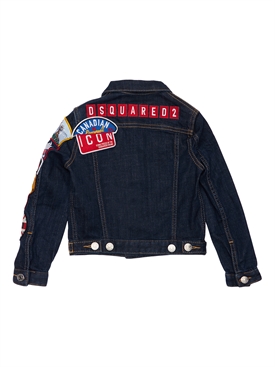 dsquared denim jacket patches