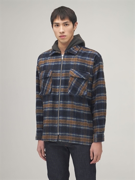 rough flannel jacket