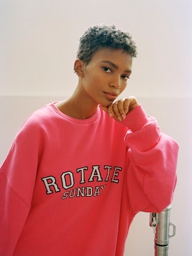 rotate sunday sweatshirt red