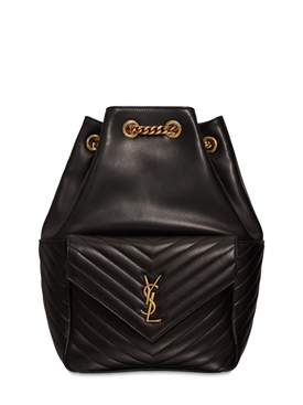 ysl leather backpack