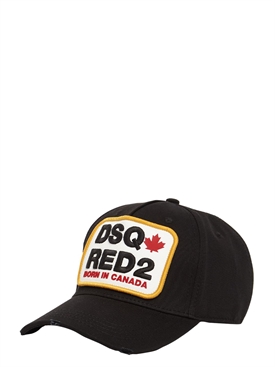 Dsquared2 - Logo patch cotton gabardine 
