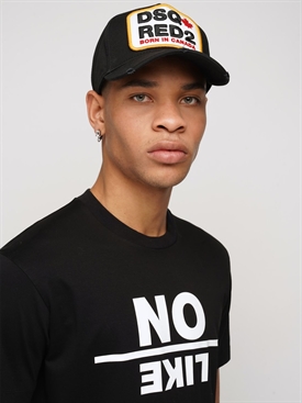 Dsquared2 - Logo patch cotton gabardine 