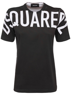 Dsquared2 - D2 bold logo cotton jersey 
