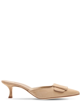 Manolo Blahnik - 50mm maysale suede 