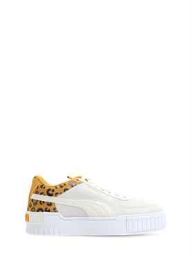PUMA - Cali sport roar lace-up leather sneakers - Off White | Luisaviaroma