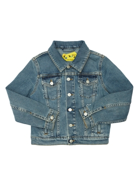 Off-White - Stretch cotton denim jacket 