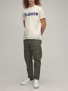 alexander mcqueen white navy