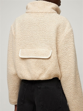 off white teddy jacket