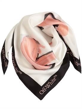 OAMC Mark Silk Foulard Sweatshirt Off White | Hervia