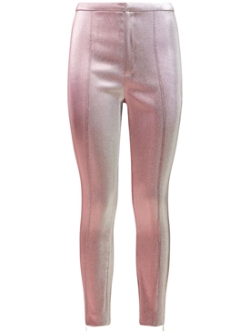 Area - Cotton blend zipped leggings 