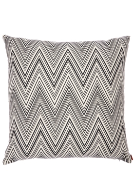 black and white patterned cushions