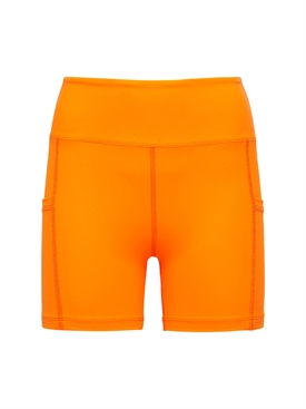 waist biker shorts - Orange | Luisaviaroma