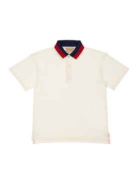 white polo gucci shirt