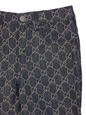 gucci monogram denim