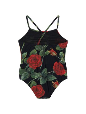 dolce and gabbana rose print swimsuit