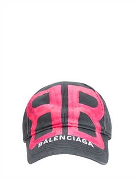 Balenciaga - Bb sprayed cotton cap 