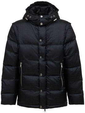 balmain puffer jacket mens