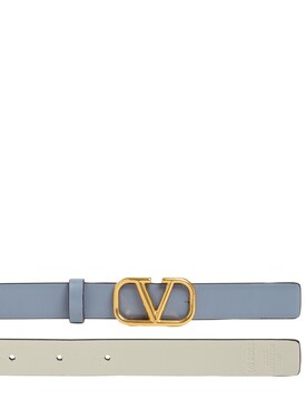 grey valentino belt