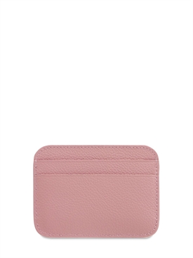 Balenciaga - Porta carte di credito in pelle - Rosa Cipria | Luisaviaroma