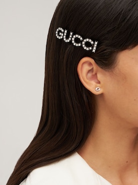 black gucci hair clip