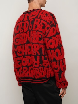 dolce and gabbana red jumper