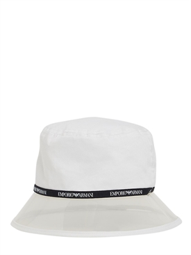 Emporio Armani - Cotton gabardine \u0026 pvc 