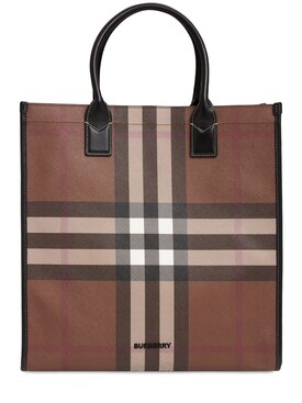 burberry checkered tote