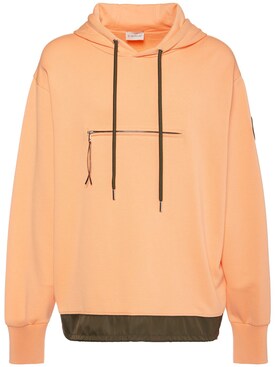 moncler hoodie orange