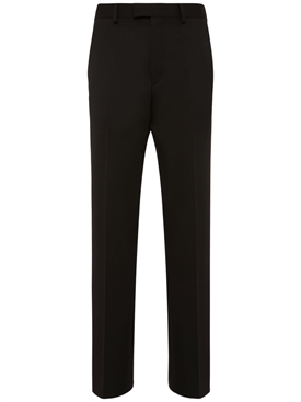 Valentino - Pantalones de lana stretch 23cm - Negro | Luisaviaroma