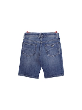 armani denim shorts