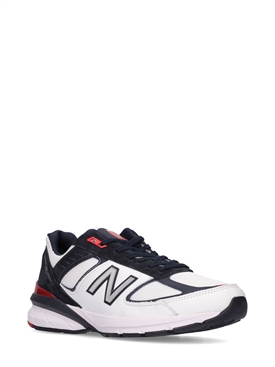 990v5 sneakers - White/Navy/Red 
