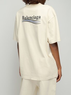 balenciaga cream shirt