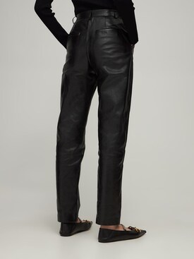 gucci leather pants mens