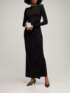 gucci black long sleeve dress