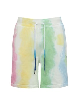 multicolor polo shorts