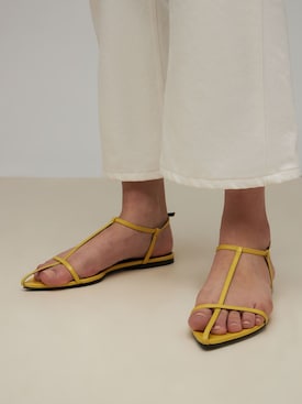 jil sander t strap sandal